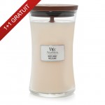 Lumanare Parfumata Borcan Mare White Honey, WoodWick® Lumanare Parfumata Borcan Mare White Honey, WoodWick®